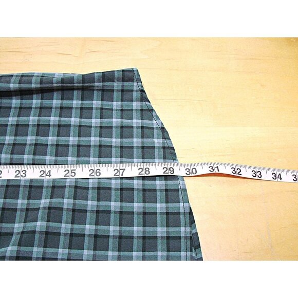 Columbia Mens Gray Black Plaid Checkered Pocketed Button Up Work Dress Shirt XXL - Picture 7 of 10